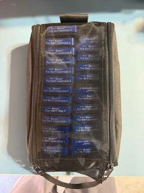 Sizzix Fun Serif Uppercase Alphabet Sizzlets Die Set With Case